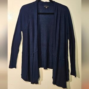 Metaphor Navy Blue Open-Front Cardigan Women’s Medium